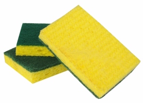 Picture of Scotch-Brite's heavy duty scrub sponges